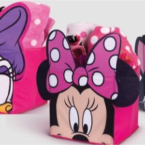Minnie Mouse and Daisy Duck Playroom Storage Bins